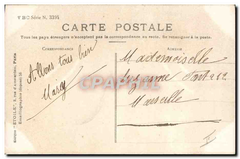 CPA Sante Dentiste Enfants — Reverso