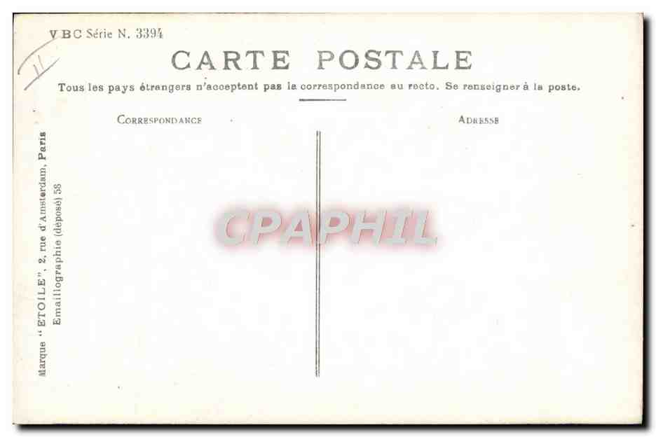 CPA Sante Dentiste Enfants Brosse a dents — Rückseite