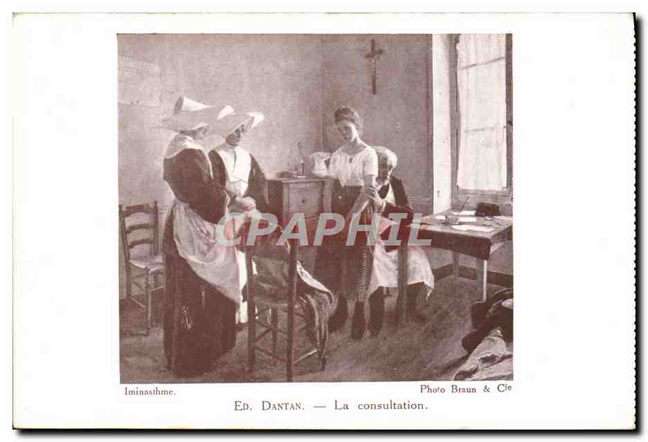 La consultation — Ed. DANTAN — Photo Braun & Cie