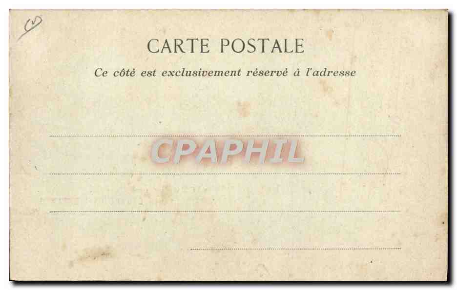 CPA Oeuvre maternelle des couveuses d'enfants Sante Rue Cart St Mande Couveuse Lion — Rückseite