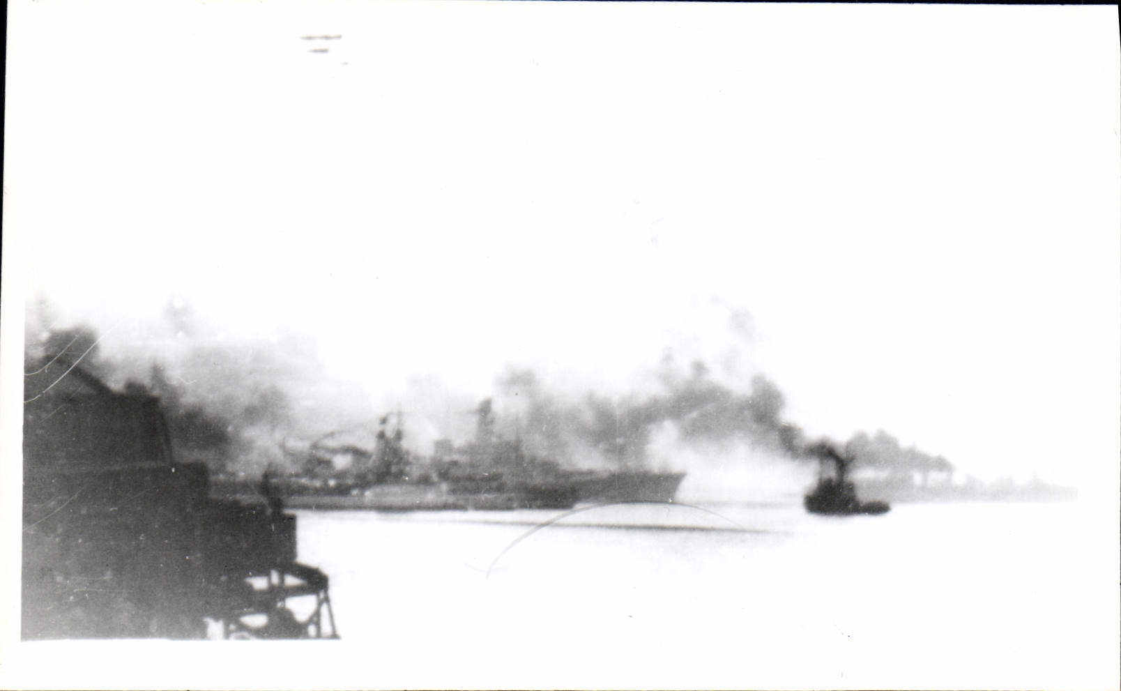 Photo Bateau Maroc Casablanca 1942 Le Porthos en feu 