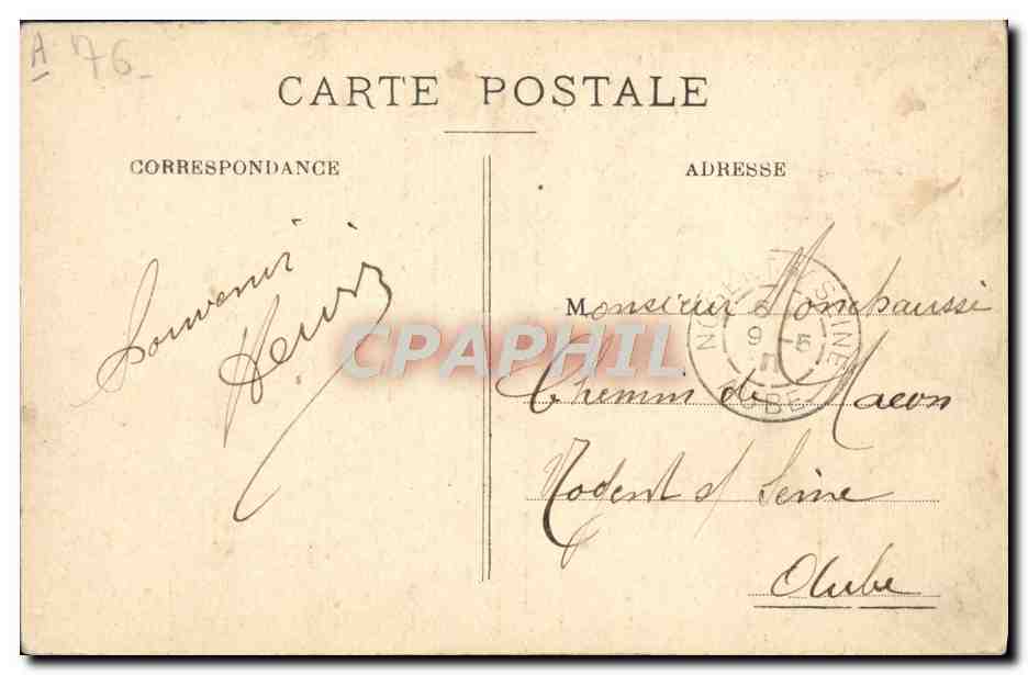 Fécamp — Naufrage du "Nell Jess" Sauvé par Notre-Dame-du-Salut — G. Pailray, éditeur, Fécamp — Verso
