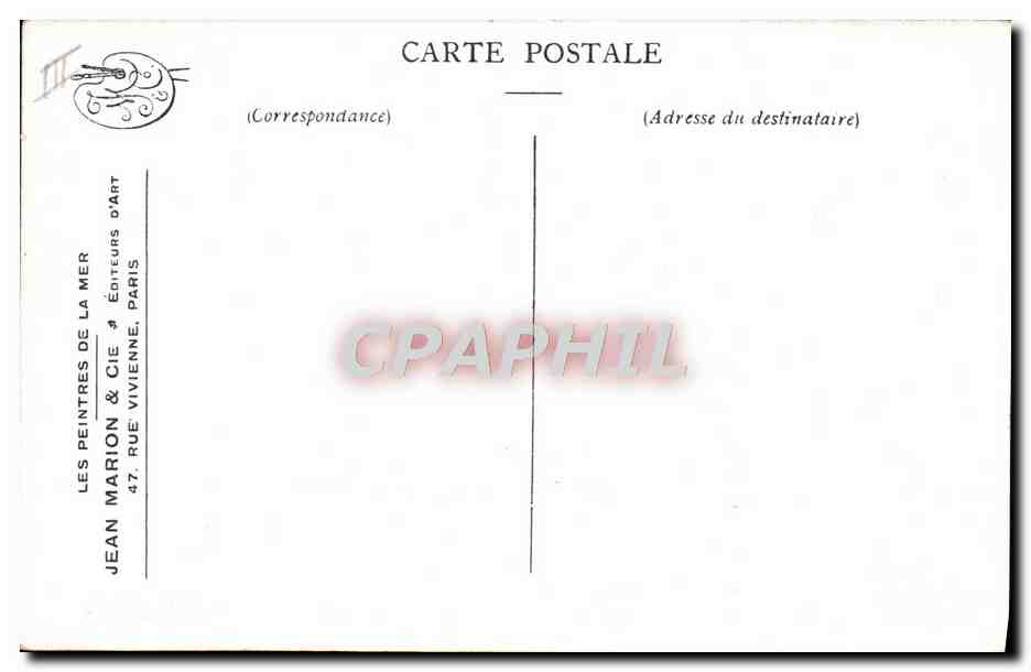 CPA Bateau Abandonne — Verso