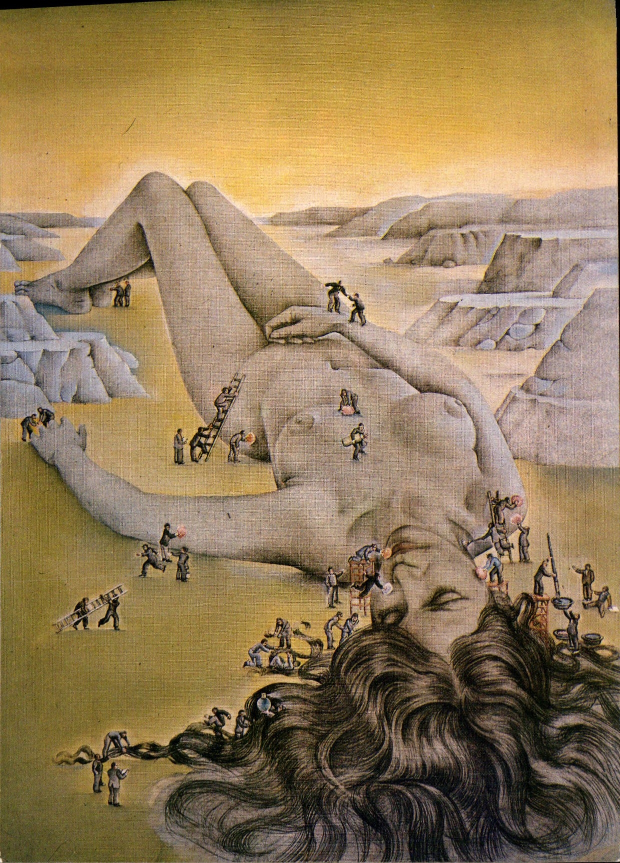 CPM Nu erotique Illustrateur Madame Gulliver Jean Lagarrigue