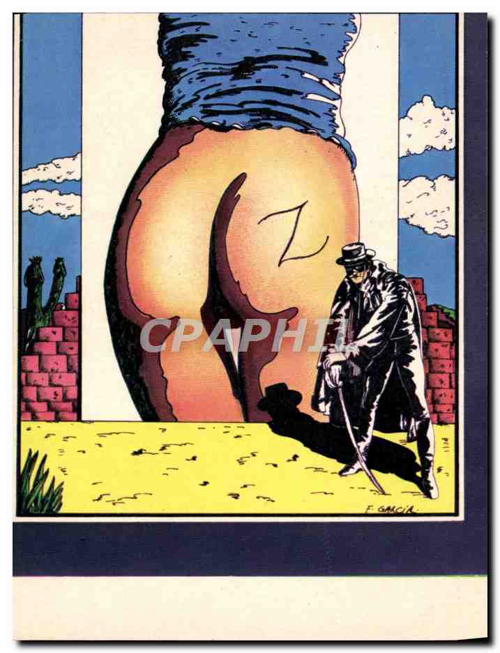 CPM Nu erotique Illustrateur Zorro Garcia Panzani
