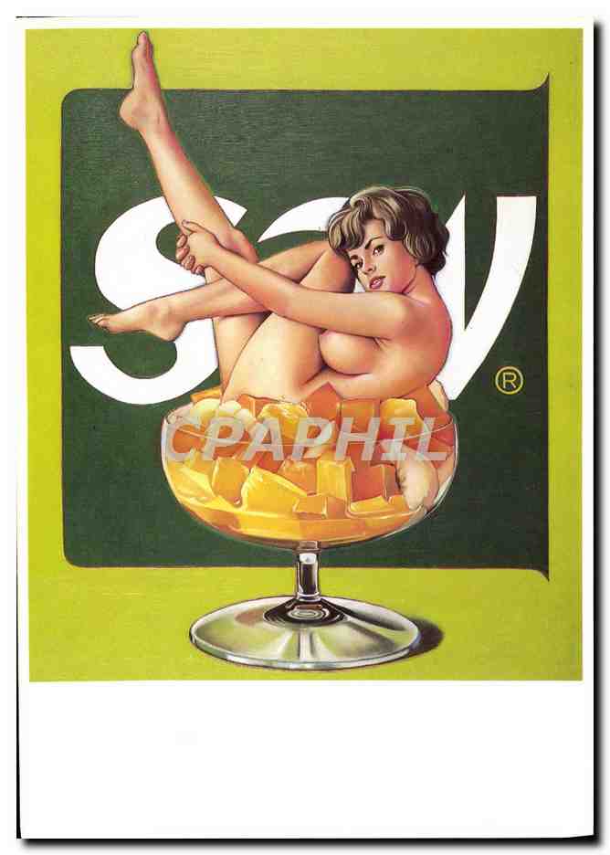 CPM Nu erotique Cocktail Miss Fruit salad Louis K Meisel Gallery