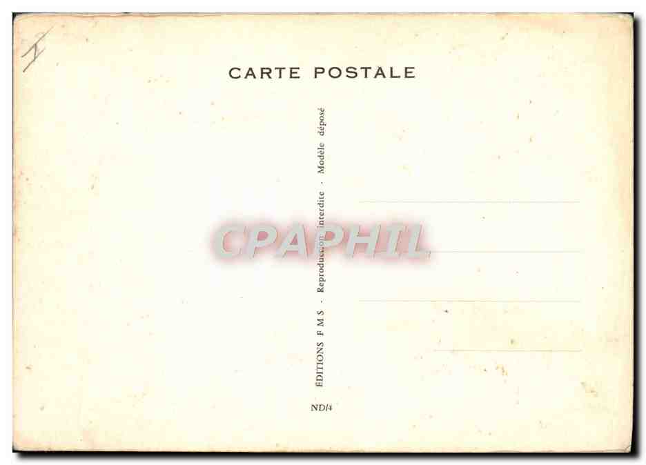 CPM Nu erotique Pin up Femme — Rückseite