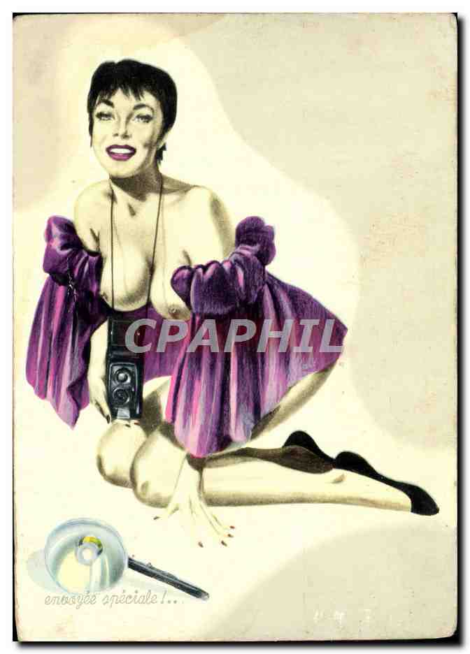 CPM Nu erotique Pin up