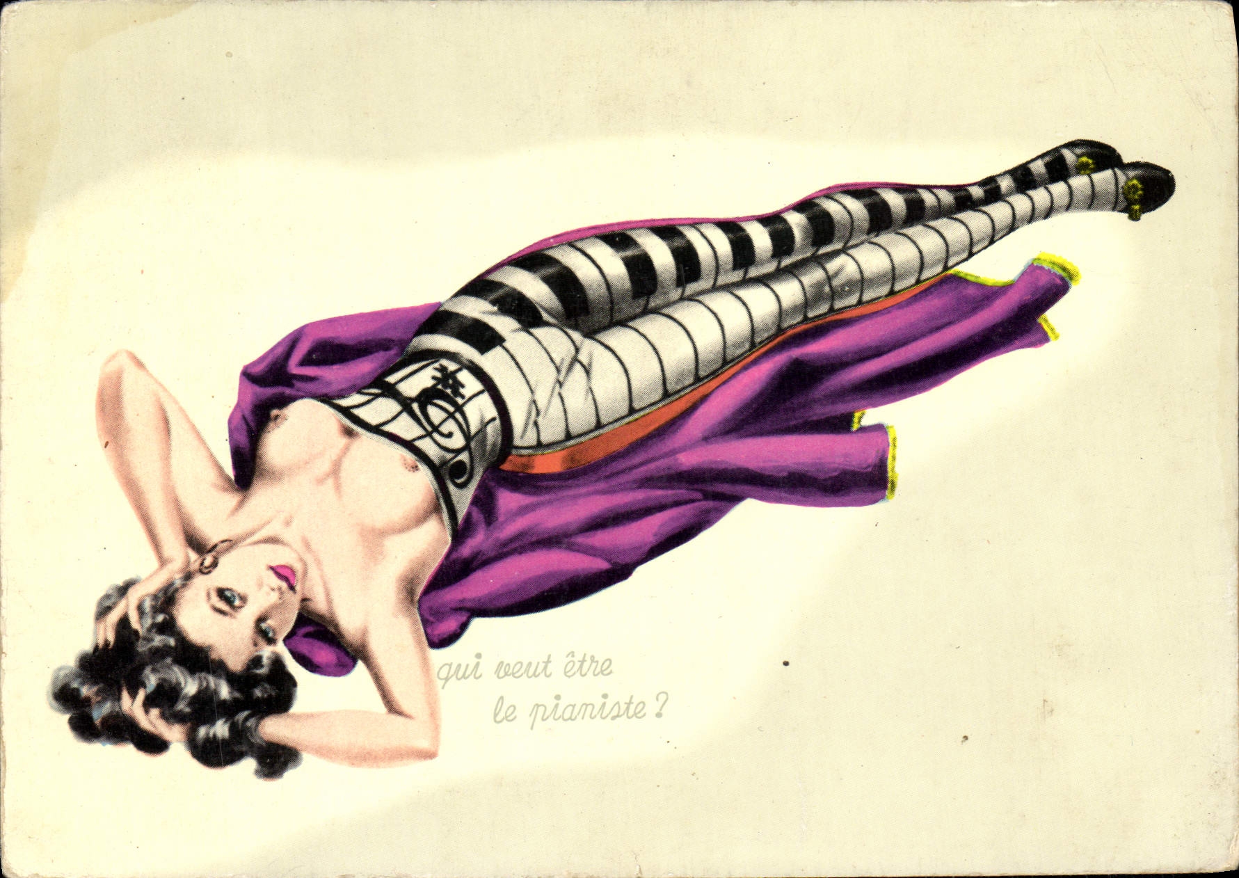 CPM Nu erotique Pin Up