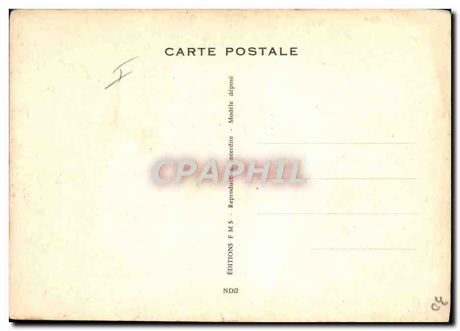CPM Nu erotique Pin Up — Rückseite