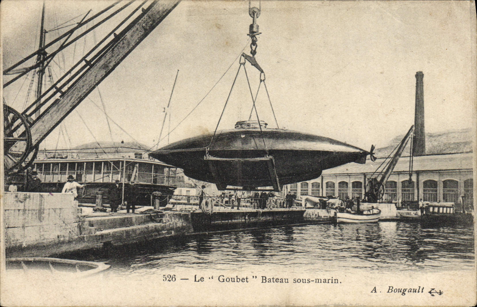 Der "Goubet" U-Boot — A. Bougault, n° 526 - Vorderseite