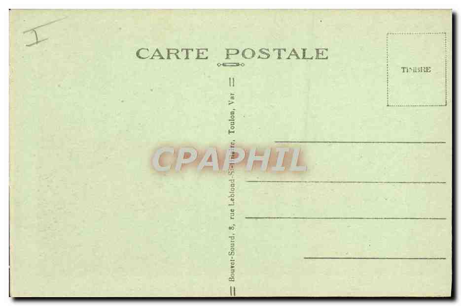 CPA Bateau Sous marin Phoque  — Verso