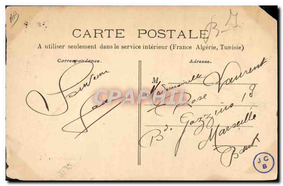 CPA Bateau Sous marin Gymnote  — Verso