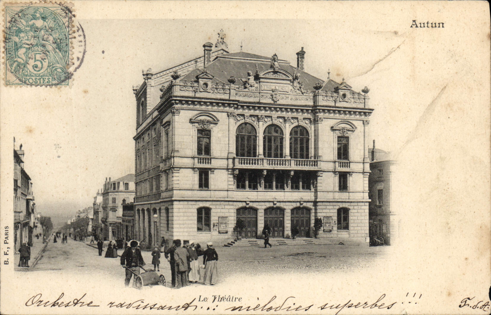 Autun — Das Theater — B.F. PARIS - Vorderseite