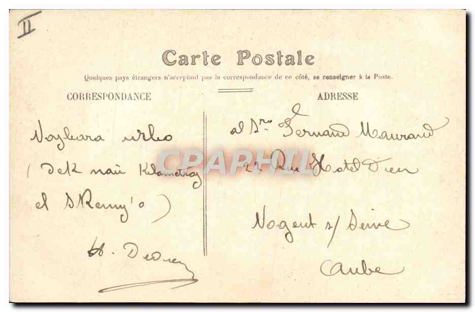 Avignon — Grand-Théâtre — Éditeur Béatrice N. 13 — Verso