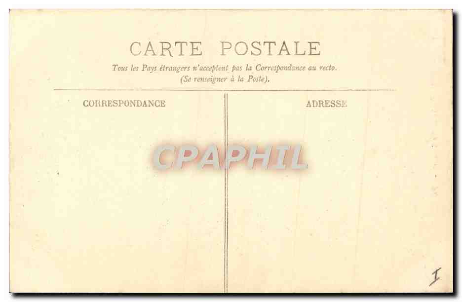 CPA Angouleme Le Theatre Enfants — Verso