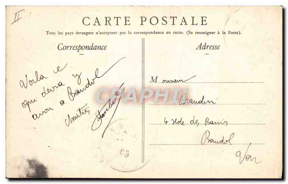 CPA Avignon Le grand Theatre  — Verso