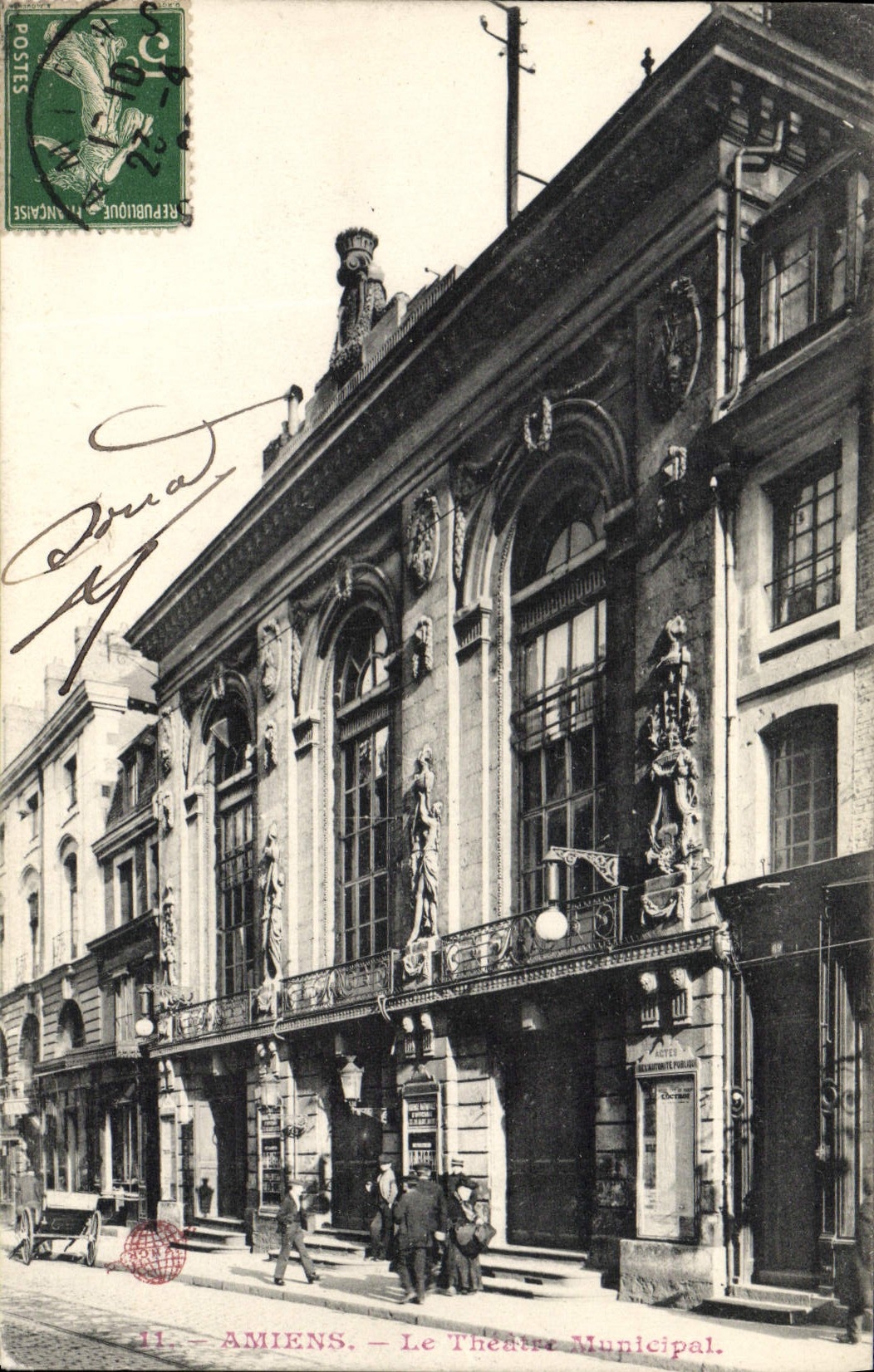 Amiens — Le Théâtre Municipal — éditeur inconnu, n° 11