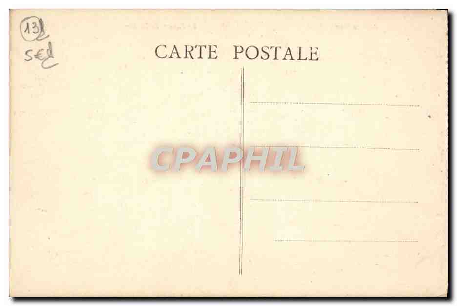 CPA Aix en Provence Le palais de justice — Rückseite