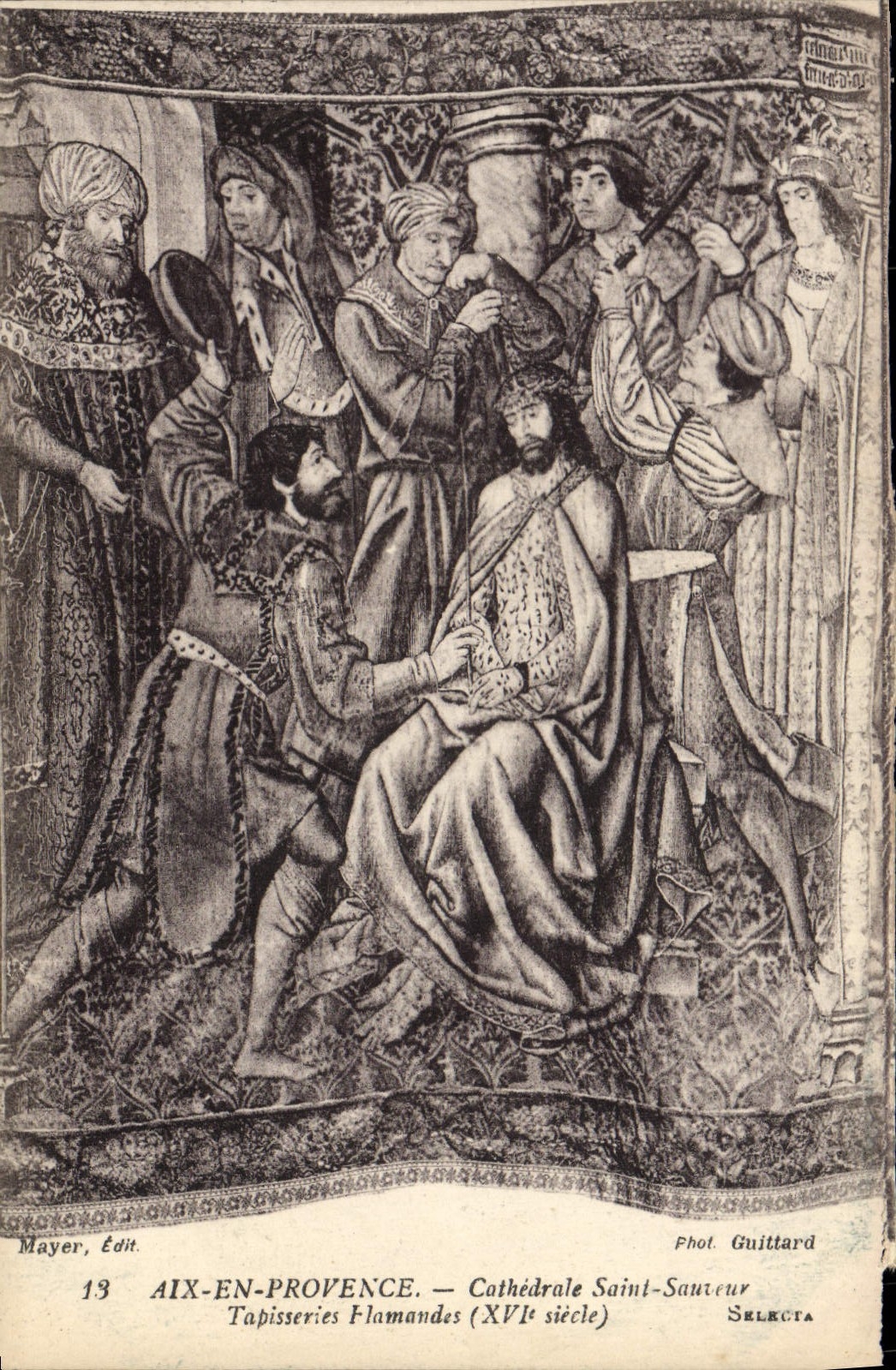 Aix-en-Provence — Cathédrale Saint-Sauveur — Tapisseries flamandes (XVIe siècle) — Mayer, Édit.