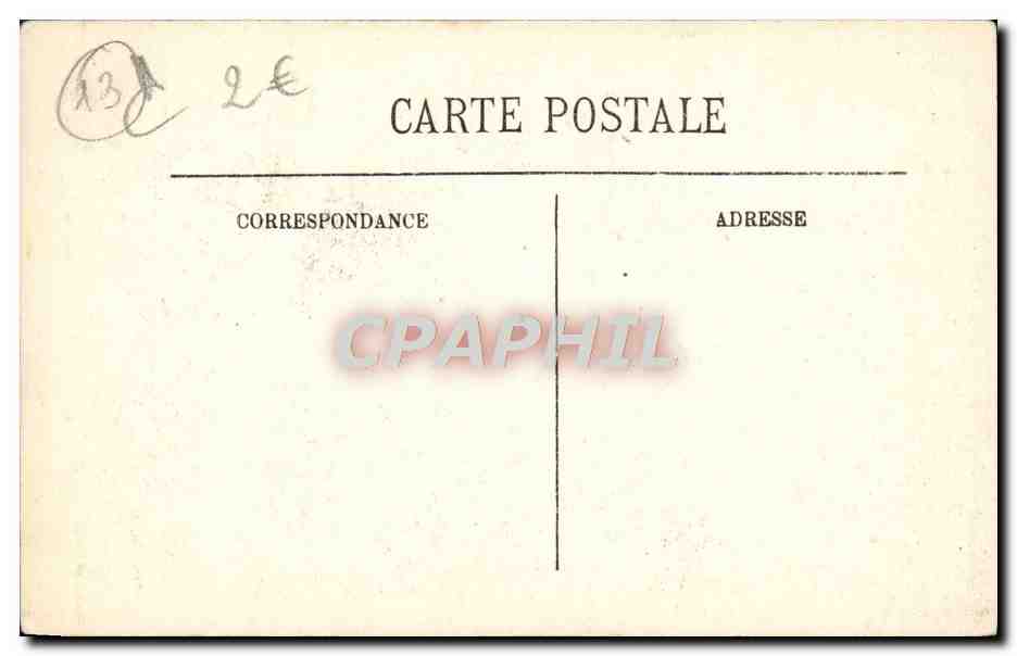 Aix-en-Provence — Hôtel Bonnet de la Beaume, fin XVIIIe siècle (D' Latil), Rue Bœauf, 22 — Édition Guittard — Verso