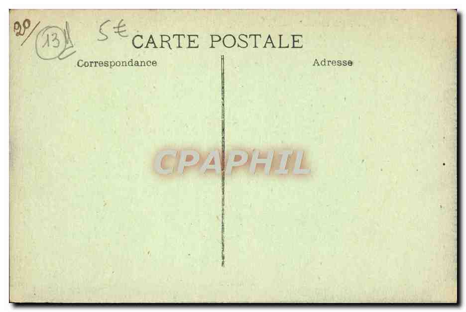 AIX-en-PROVENCE — La Mairie — Édition Carle — Verso