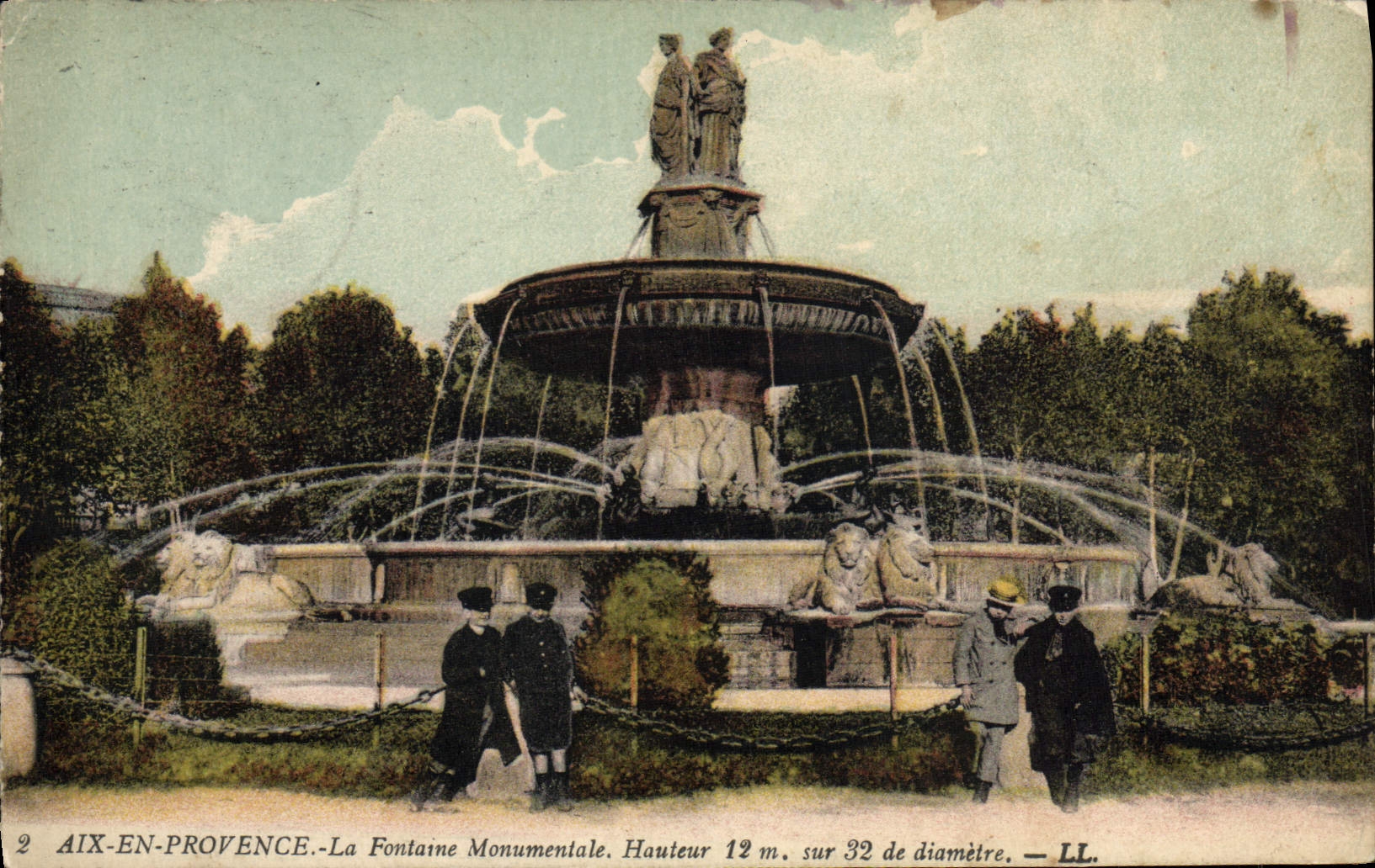 Aix-en-Provence — La Fontaine Monumentale — LL