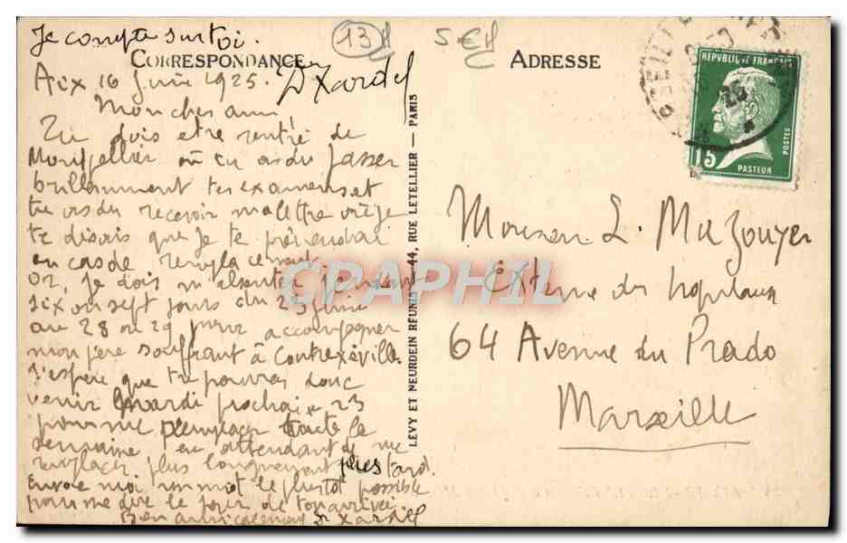 Aix-en-Provence — La Fontaine Monumentale — SELECT — Verso