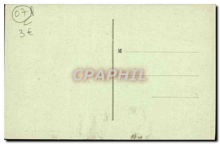 CPA Interieur des tunnels sur la route de Ruoms — Rückseite
