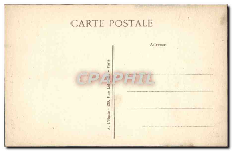 CPA Poissy L'Eglise Notre Dame — Back