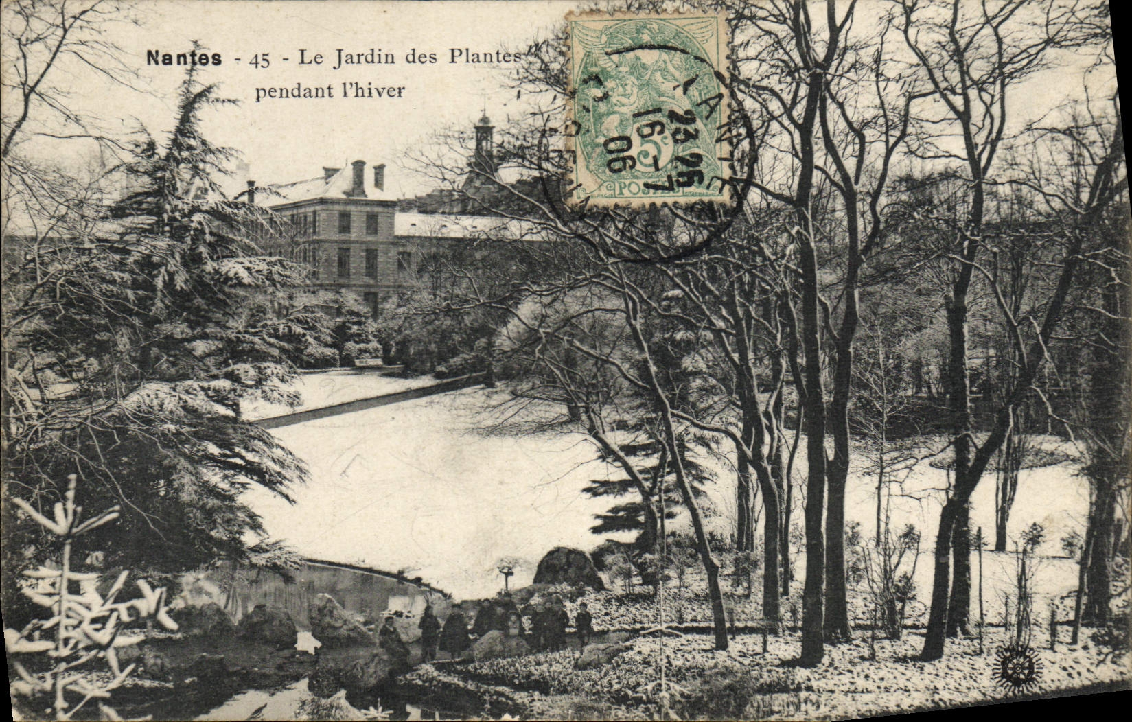 Nantes - 45 - Le Jardin des Plantes pendant l'hiver