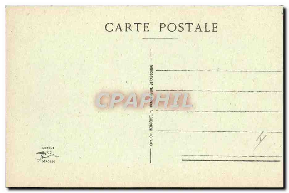 Colmar — Commissariat de Police — Éditeur Oh. Berberet, Strasbourg — Reverso