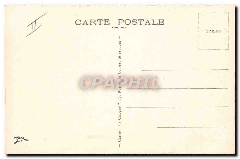 Colmar — Commissaire de Police — éditeur CPAPHIL, n° 5176 — Reverso
