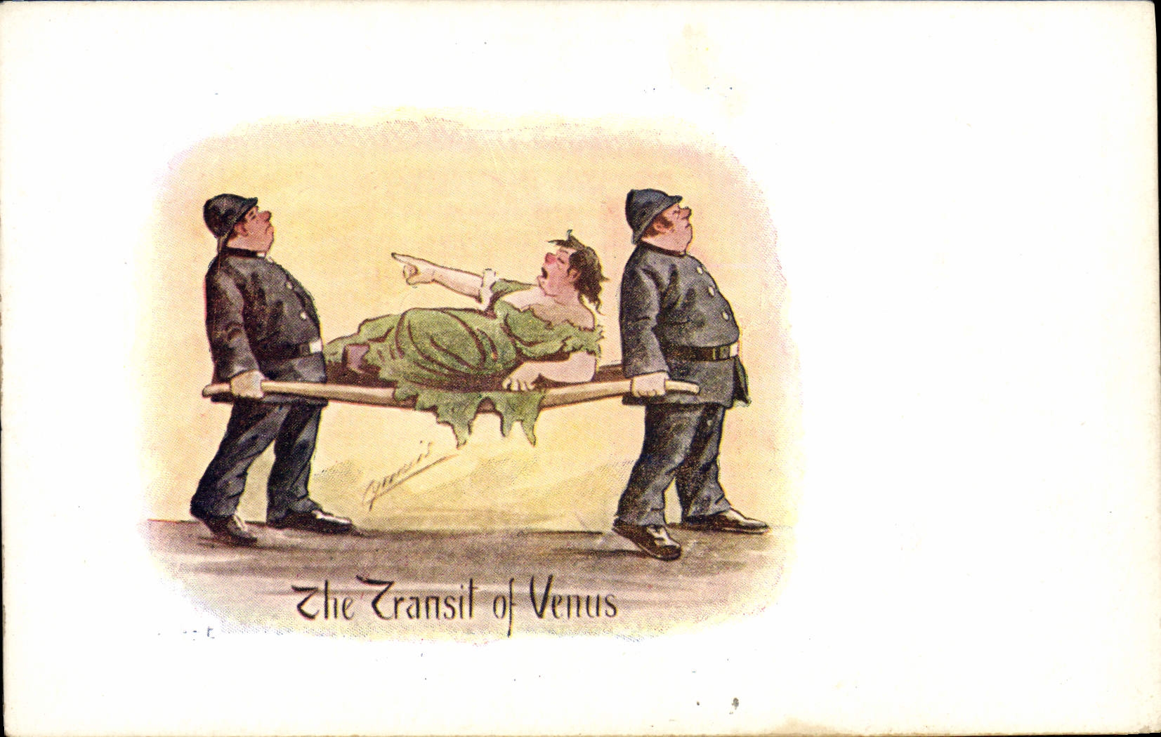 Le Transit de Vénus — caricature — The Cyphons Publishing Co. Ltd.