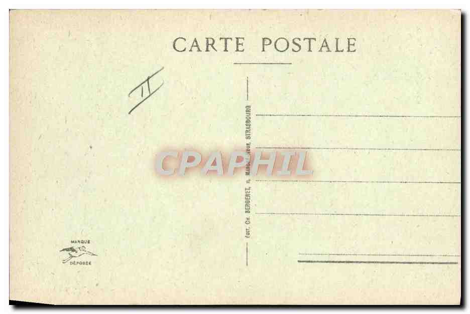 Colmar — Commissariat de Police — éditeur Ch. Berdenez, Strasbourg — Reverso