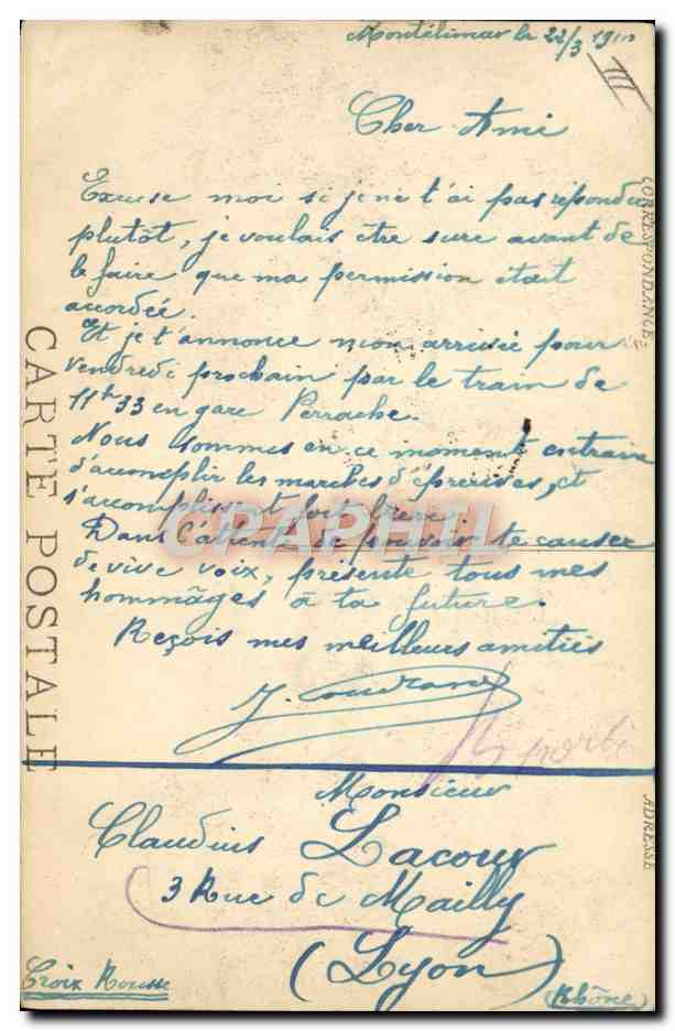 Aix-en-Provence — Carnaval XXII — Comment volera un voleur en 1911 — Verso