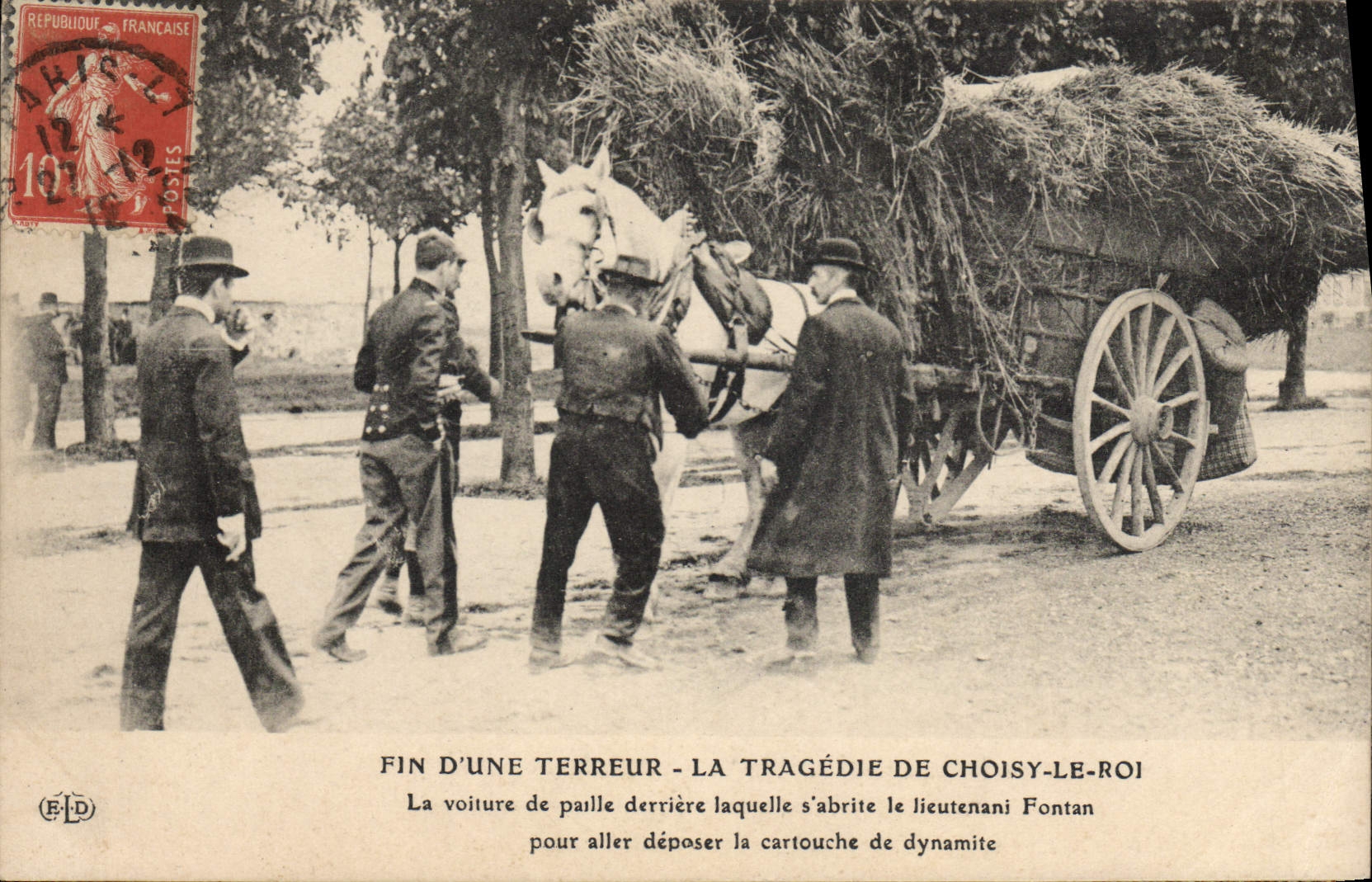 Ende einer Terrorhandlung - Die Tragödie von Choisy-le-Roi — E. Le Dey, Paris