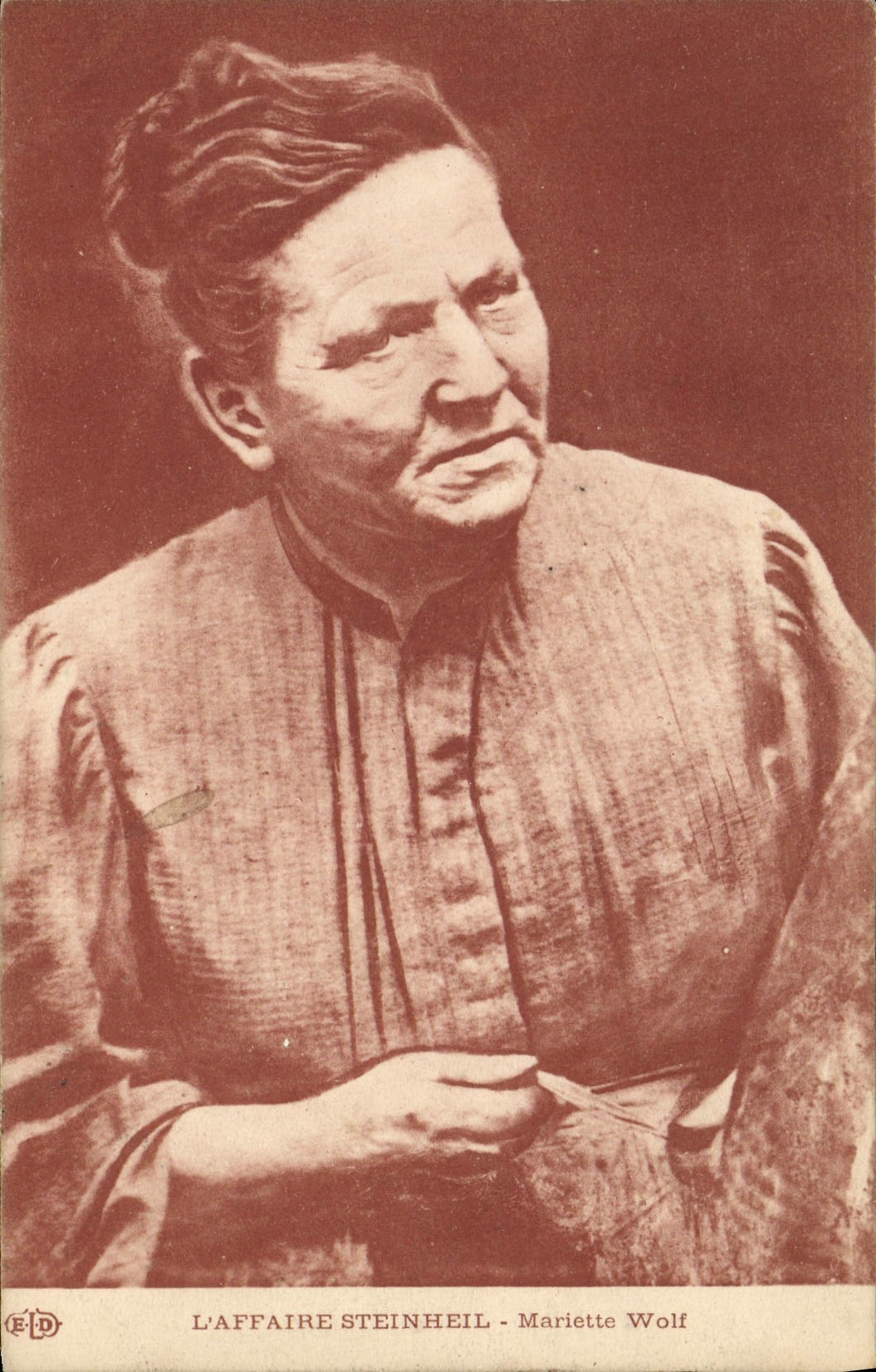 L'Affaire Steinheil - Mariette Wolf — portrait de la femme accusée — ELD