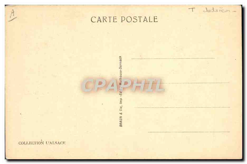 Riquewihr — Rue des Juifs — Braun & Cie, Mulhouse-Dornach, n°507 — Reverso