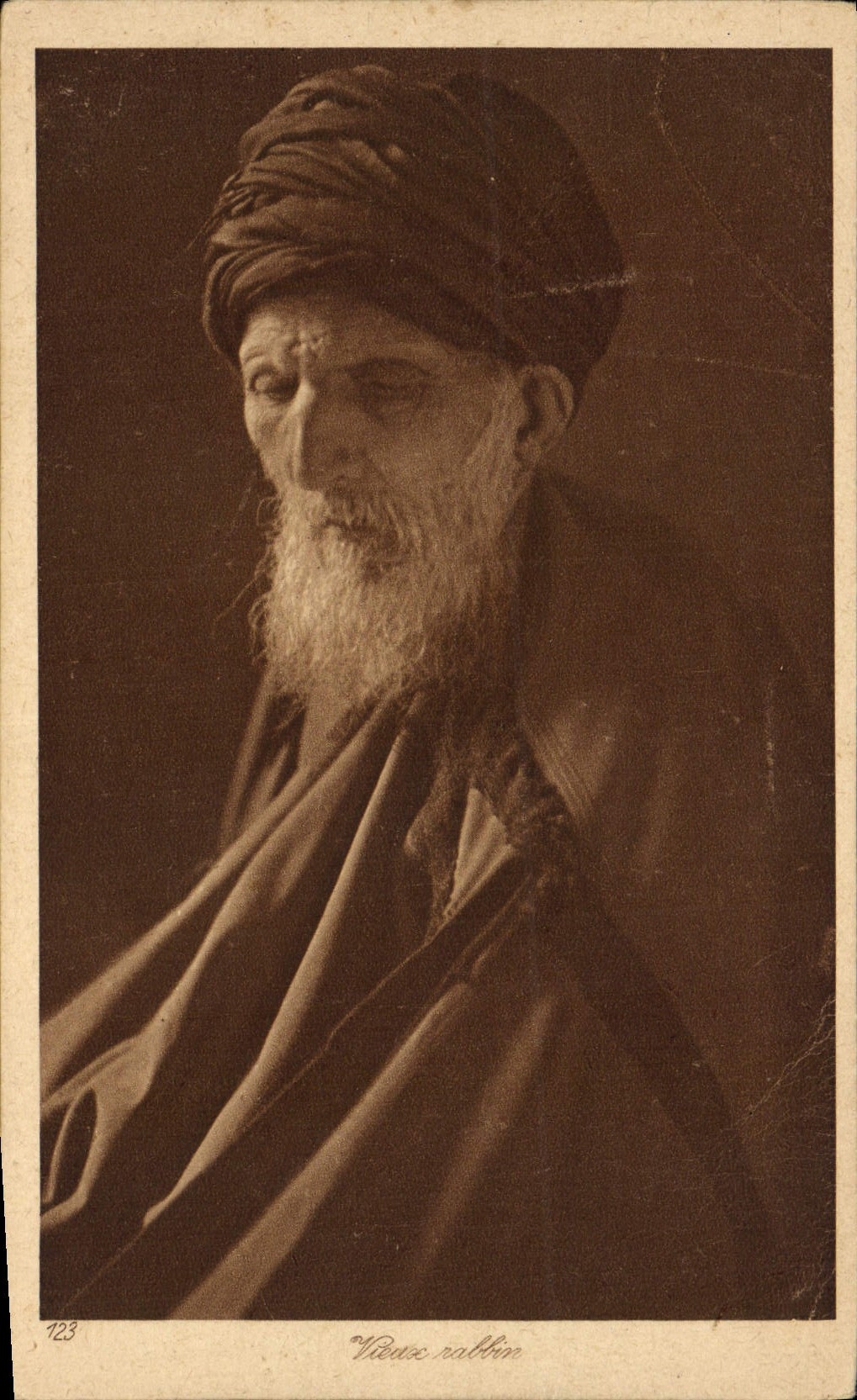 Vieux rabbin — portrait — éditeur L. & L. n° 123