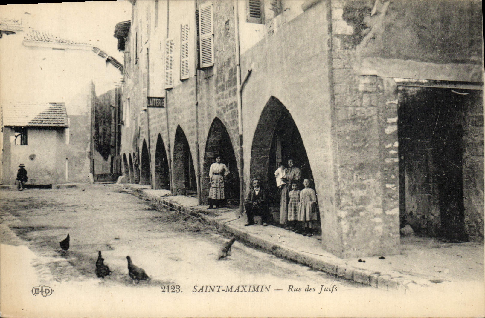 CPA Judaica Juif Saint Maximin Rue des Juifs 