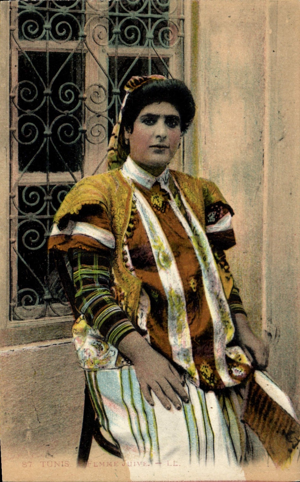 CPA Judaica Juif Tunisie Tunis Femme juive 