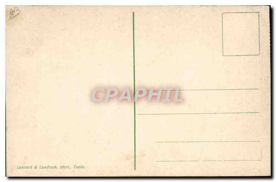 CPA Judaica Juif Tunisie Jeune fille juive  — Rückseite