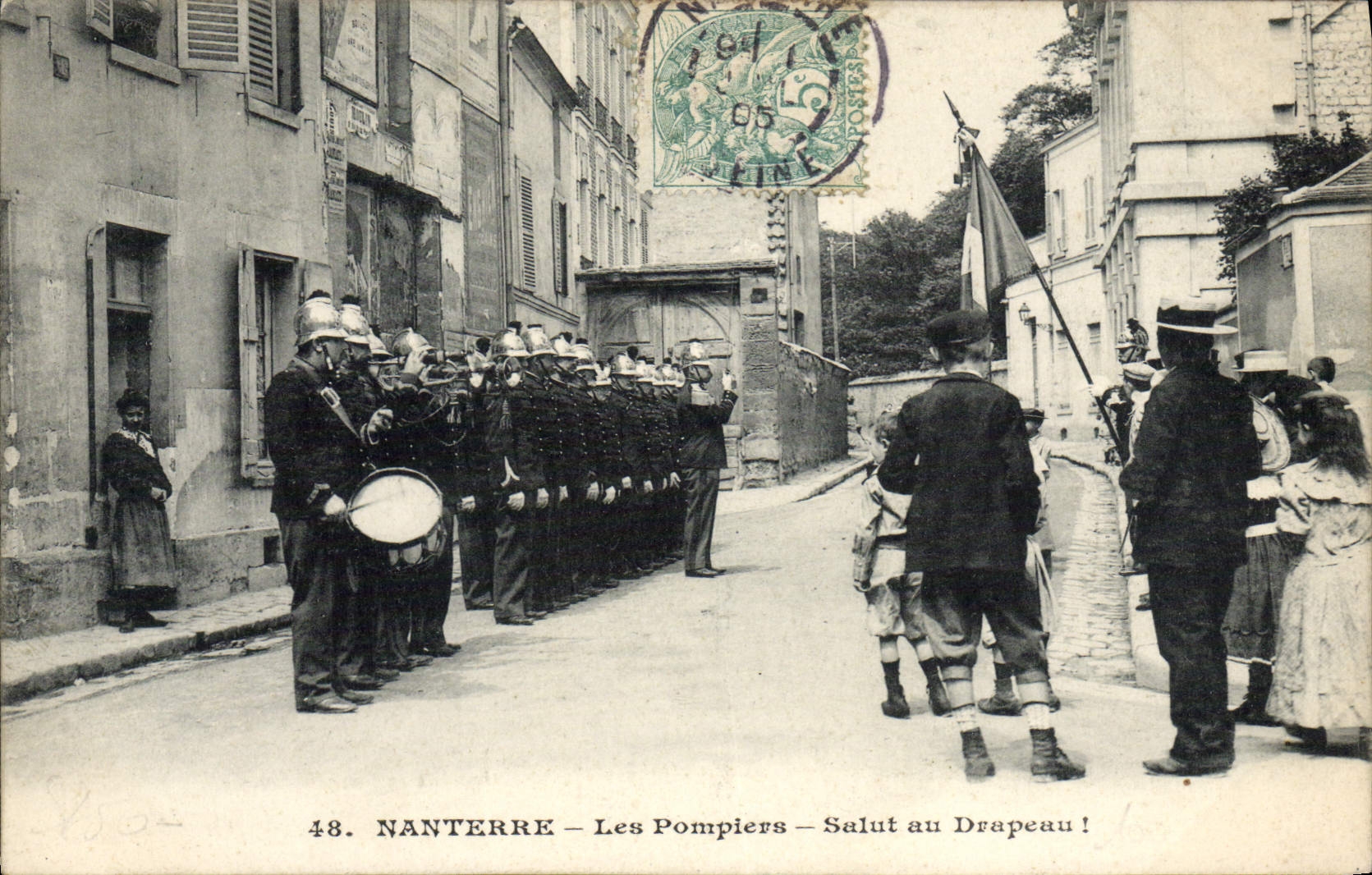 Nanterre — Los Bomberos — Saludo a la Bandera! — Ossart y Capelle Bueil