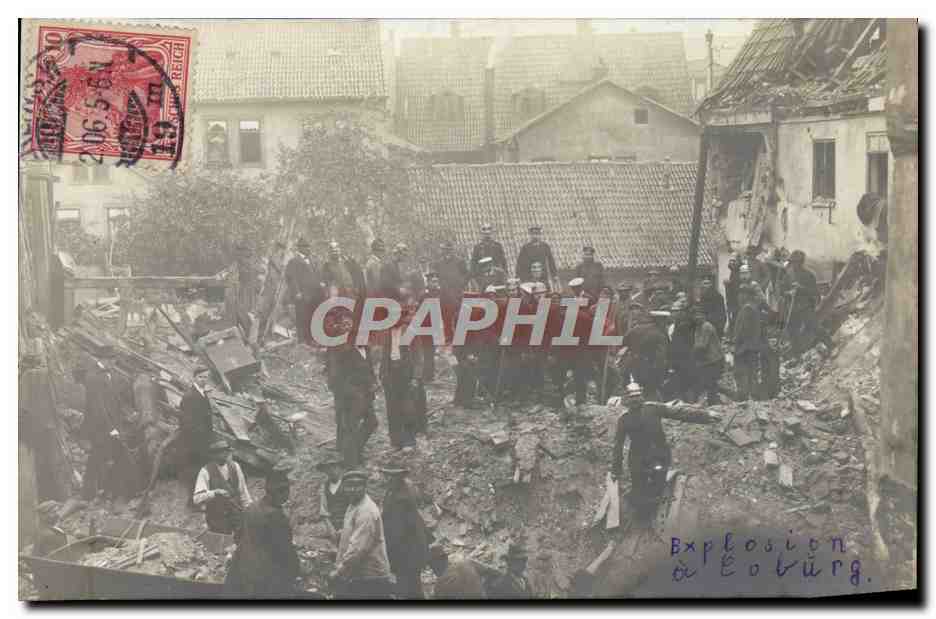 Explosión en Cobourg — Editor: Professor E. Uhlenhuth