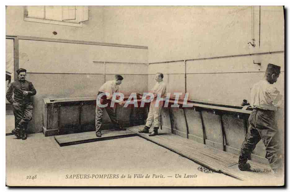 CPA Sapeurs Pompiers de la ville de Paris 