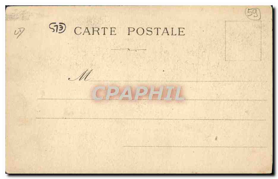 Lille - Incendio del Teatro La Rotonde - noche del 8 al 6 de abril de 1903 - E. Cailteux, Lille — Reverso