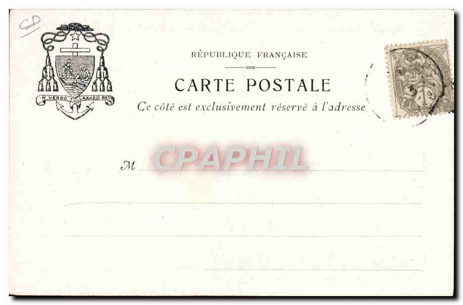 Incendio de la iglesia de San Pedro (Cerna-Neuville) — 1 al 2 de noviembre de 1902 — editor no visible — Reverso