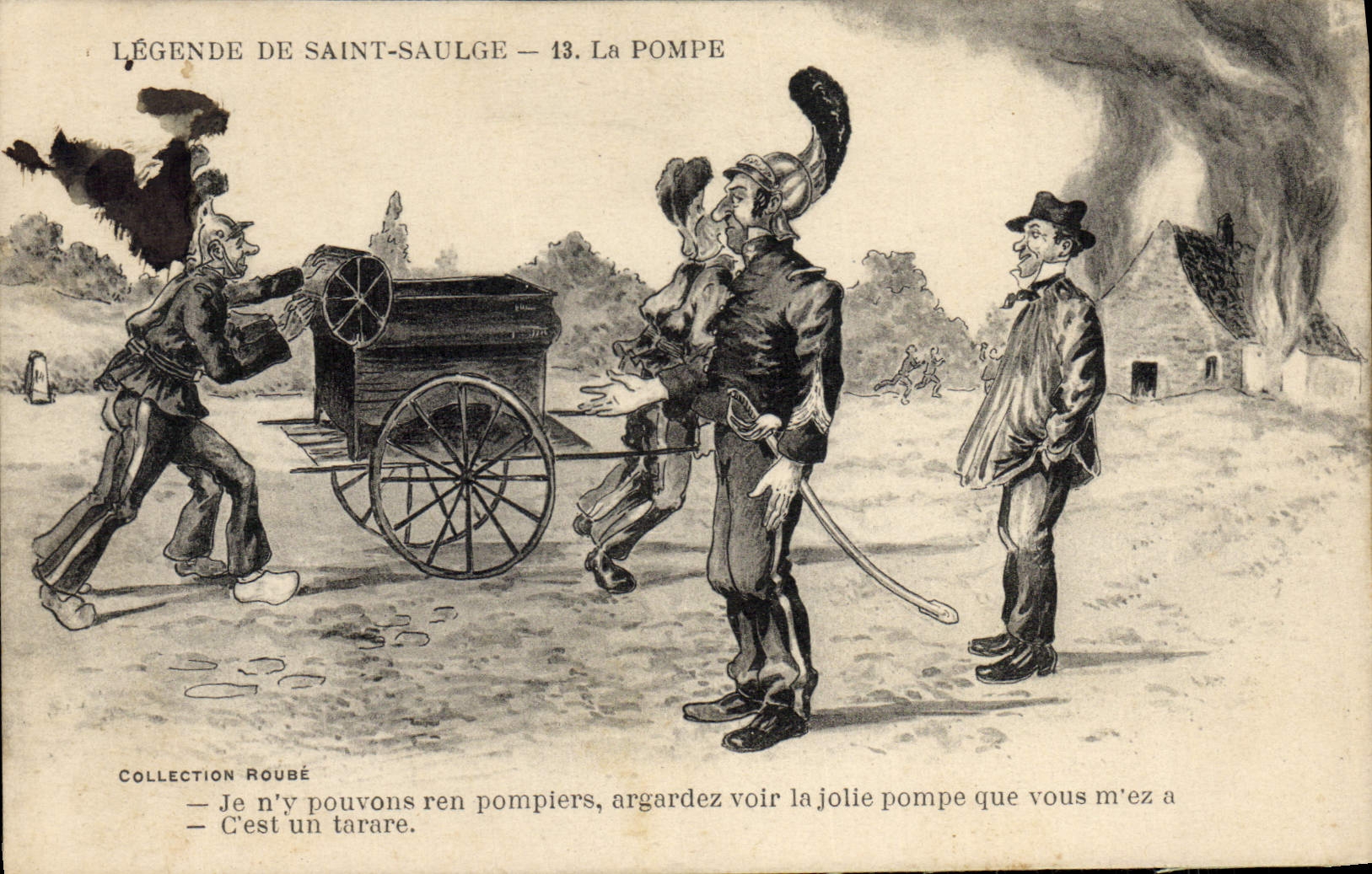 Légende de Saint-Saulge — 13. La Pompe — Collection Roubé