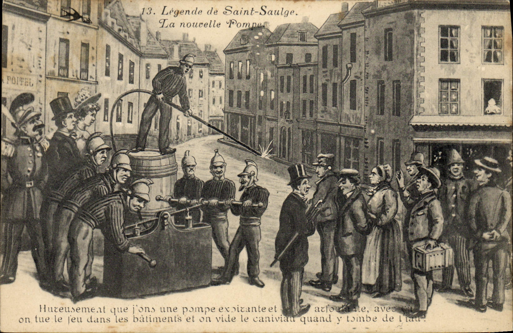 Légende de Saint-Saulge — La nouvelle Pompe — Éditeur A. Poitel